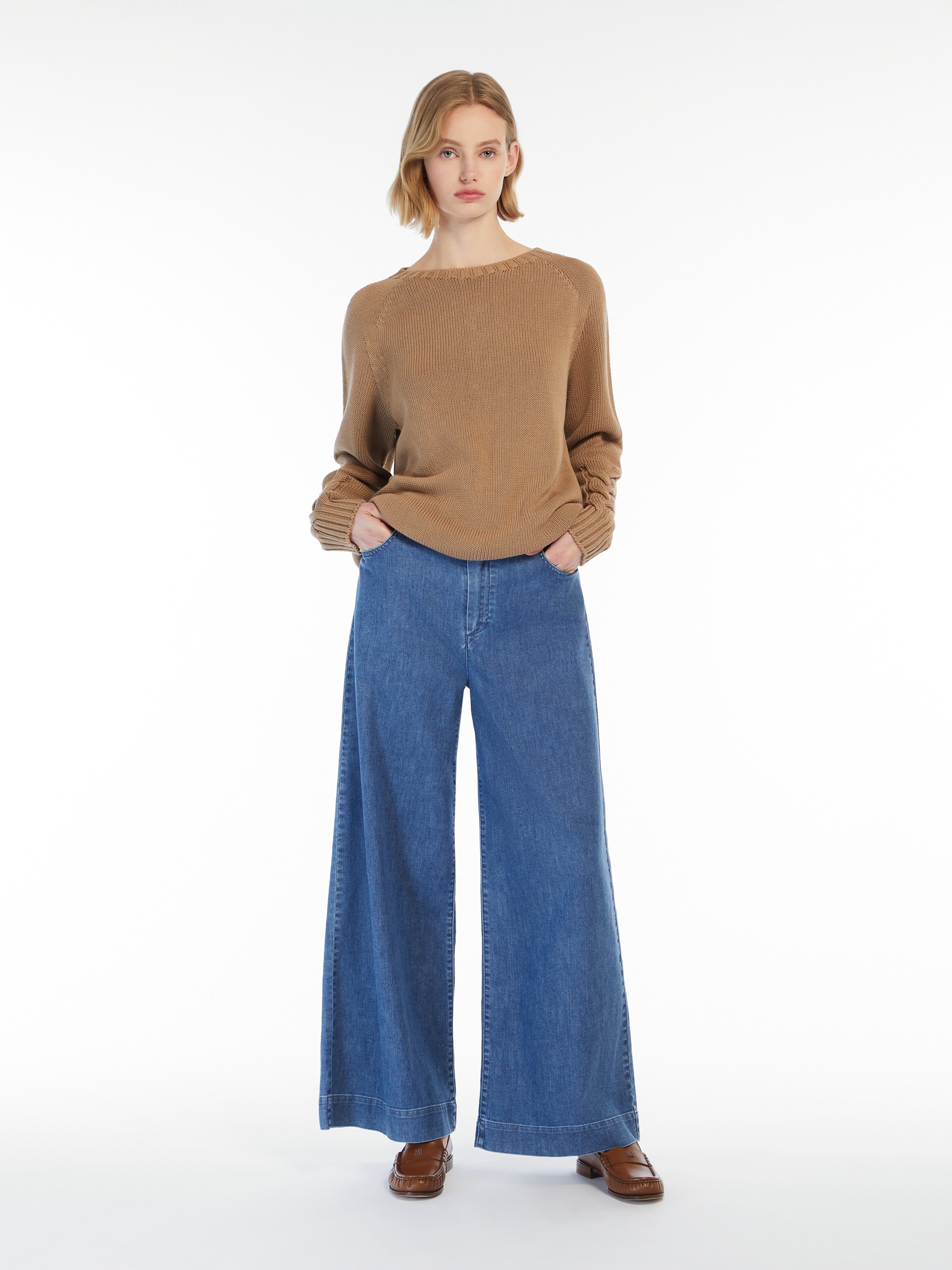 HARALD Cable-knit sweater in cotton yarn - 2