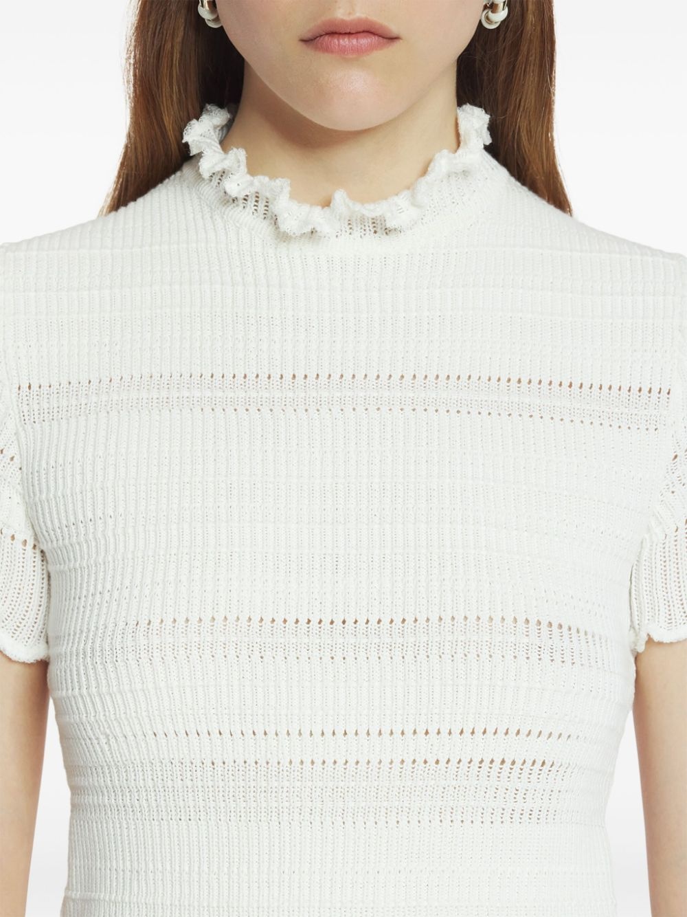 cotton knitted T-shirt - 5