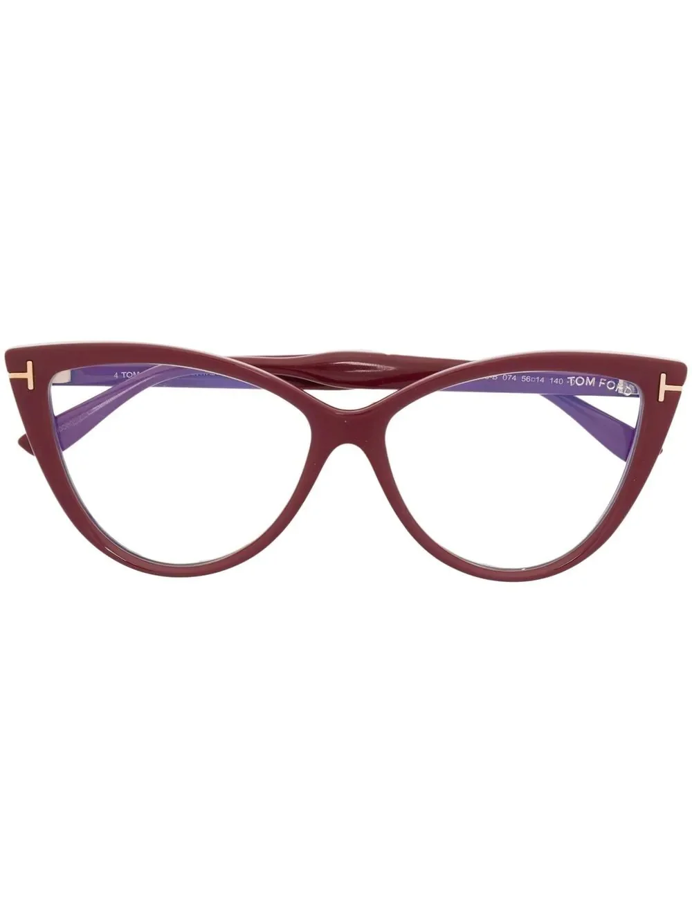 cat-eye frame glasses - 1