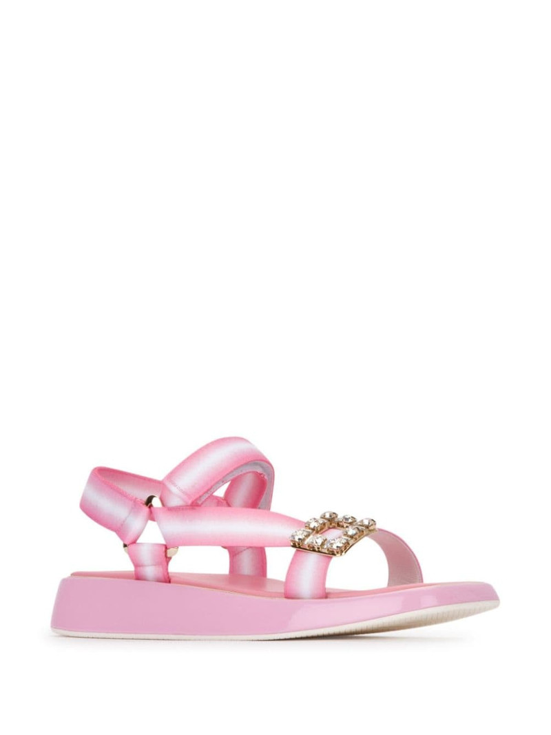 Roger Vivier crystal-embellished sandals outlook