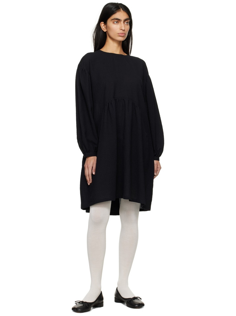 HENRIK VIBSKOV Black Bowl Midi Dress outlook