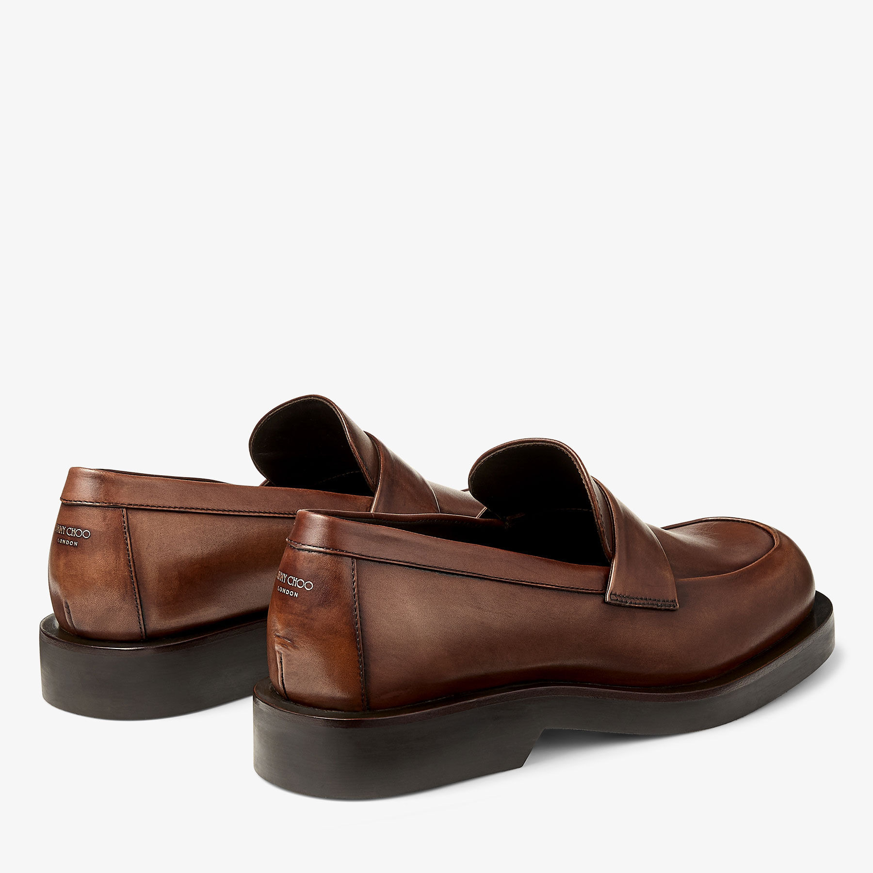 Buff Loafer
Mocha Burnished Leather Loafers - 4