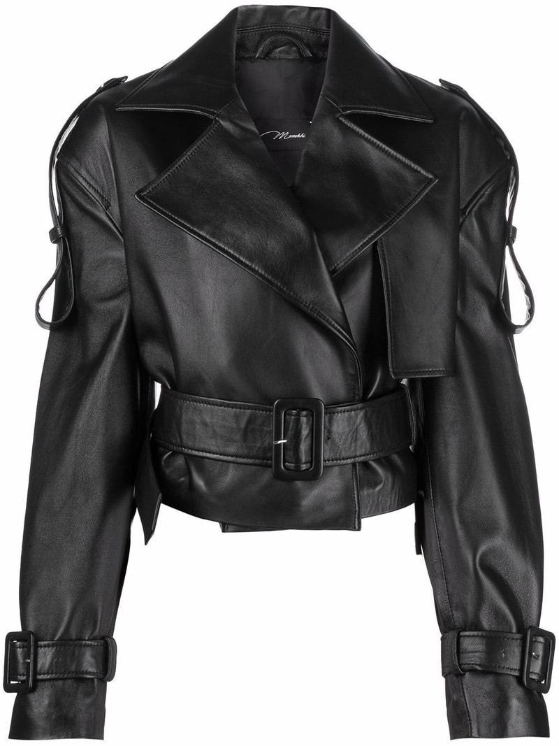 Hana cropped biker jacket 1