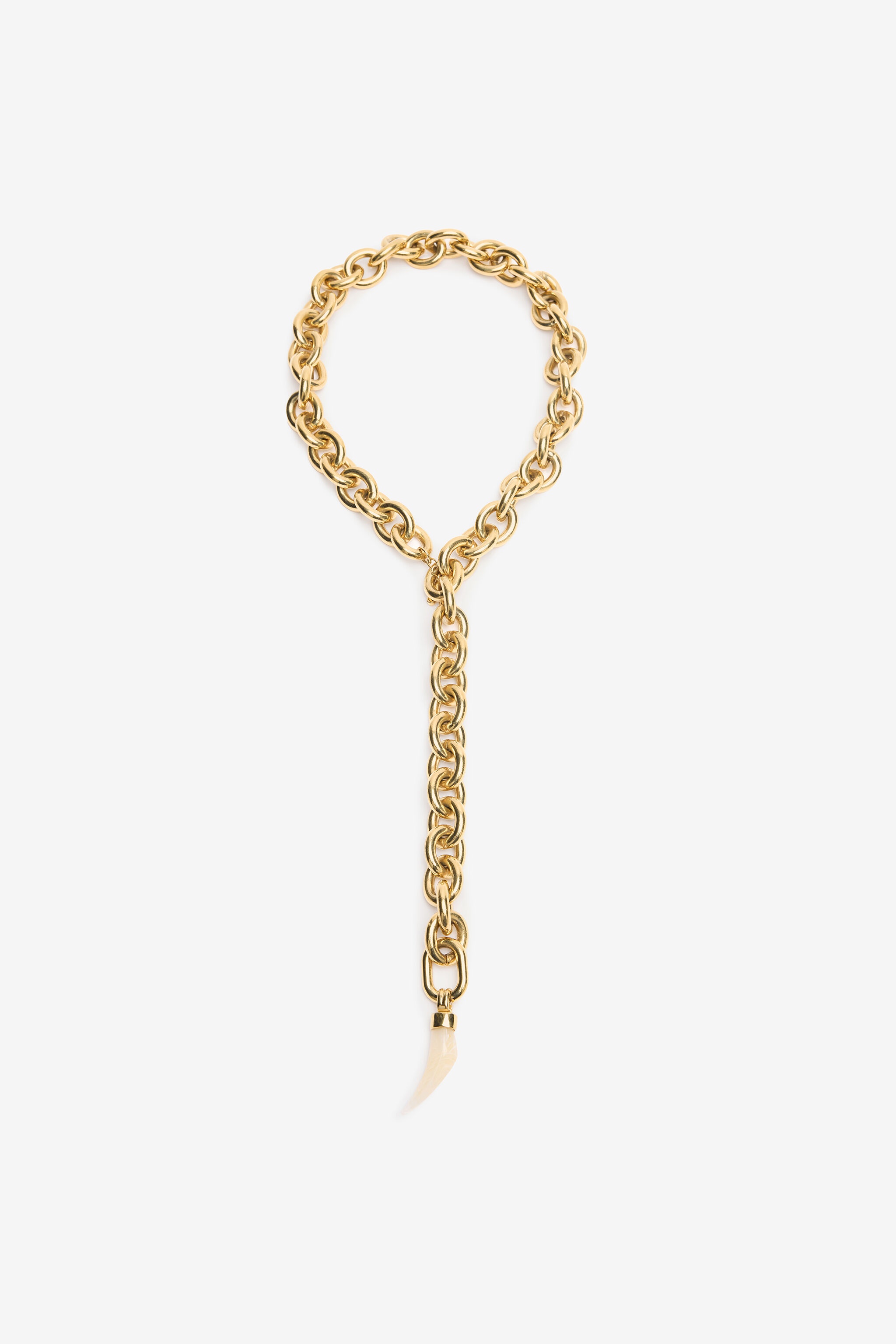 Necklace With Fang Charm - 3