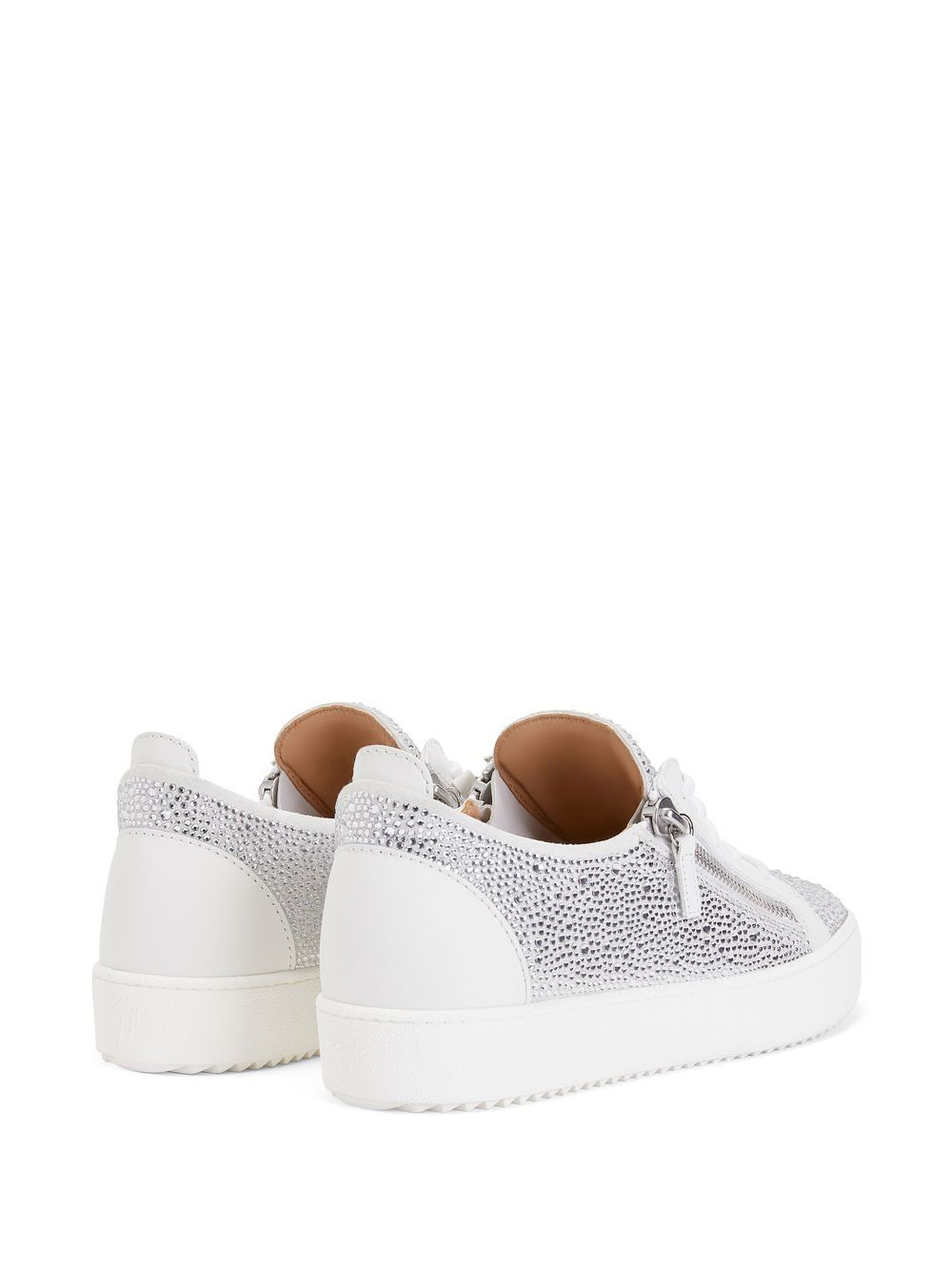 rhinestone low-top sneakers - 3