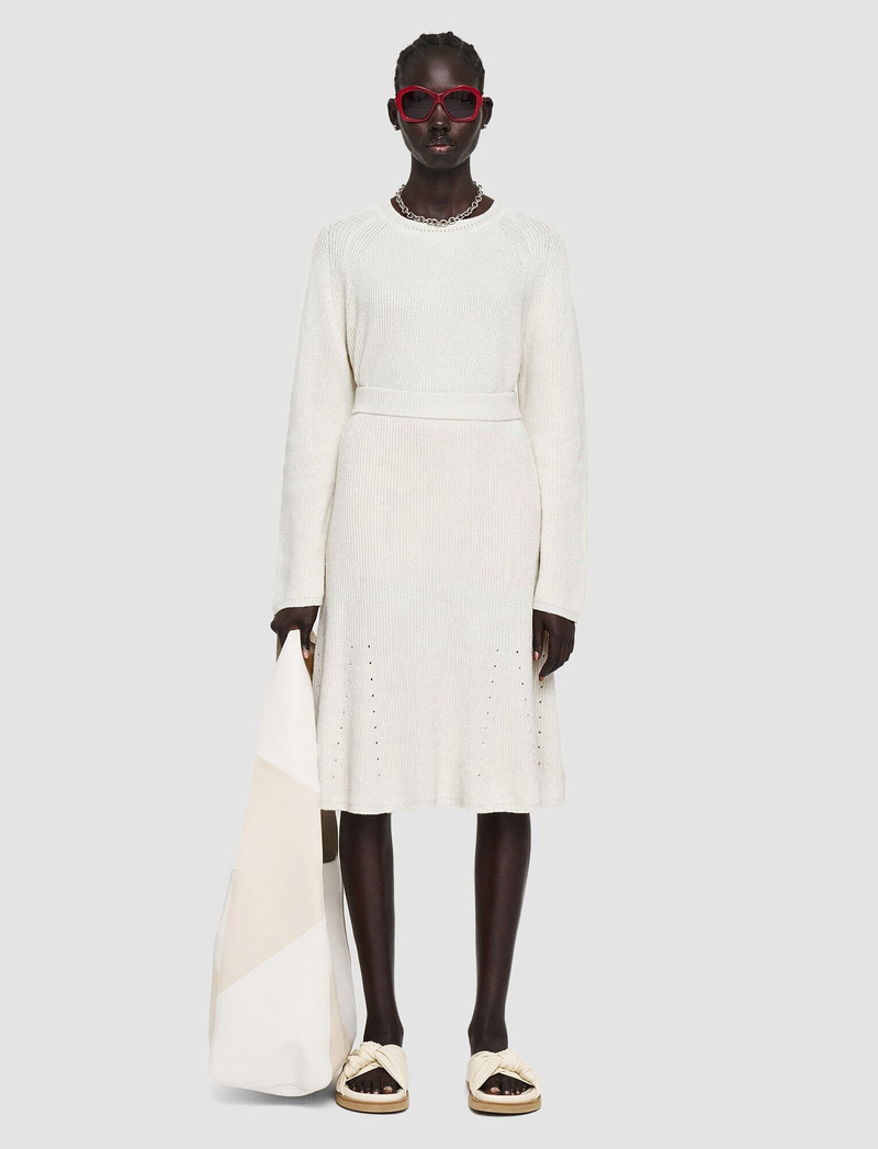 JOSEPH Linen Cotton Knitted Skirt outlook