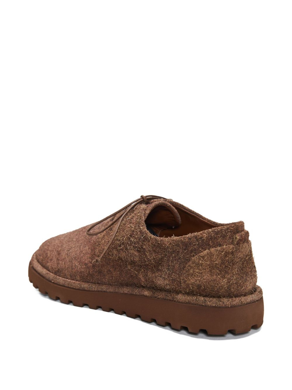 lace-up suede derby shoes - 4