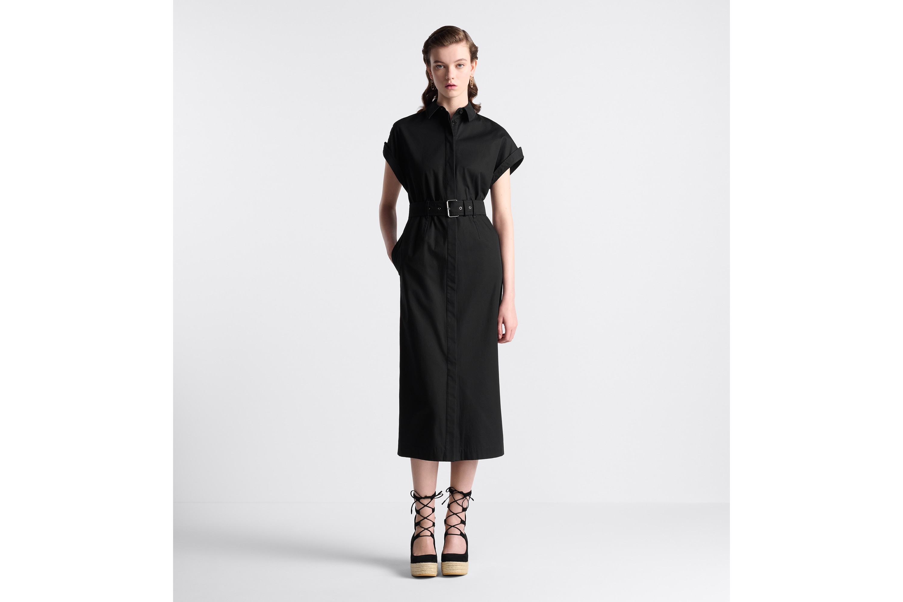 Mid-Length Shirt Dress - 2