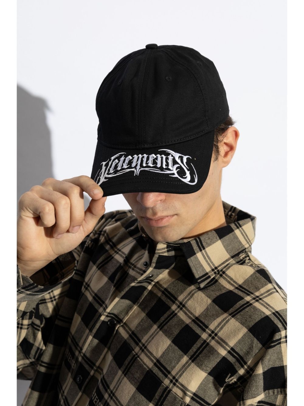 logo-embroidered cap - 3