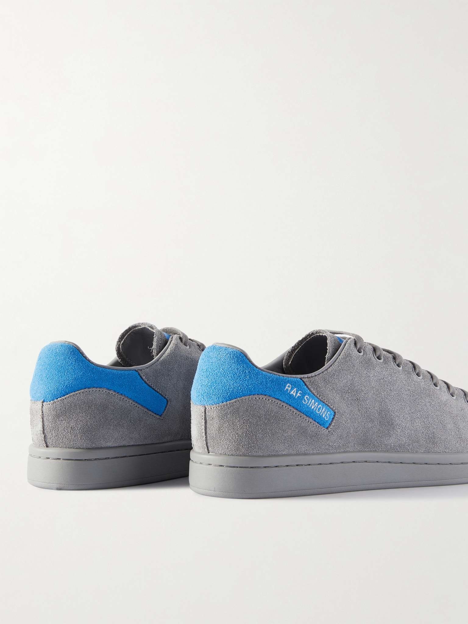 Orion Suede-Trimmed Leather Senakers - 5
