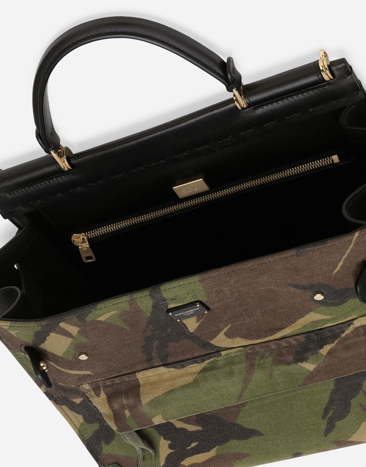 Sicily 62 Soft bag in camouflage patchwork - 5