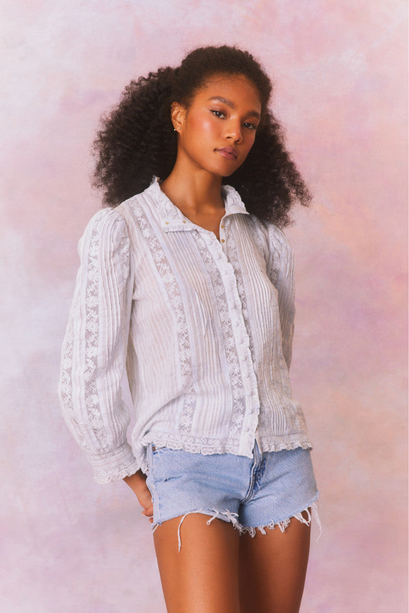 Jacque Cotton Blouse Top 4