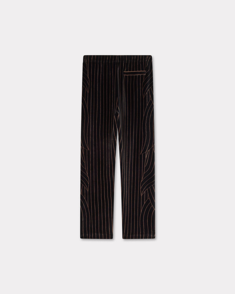 KENZO 'KENZO Leaf Stripe' trackpants in velvet outlook