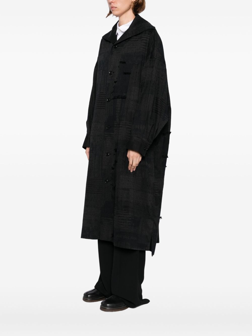 patterned coat - 3