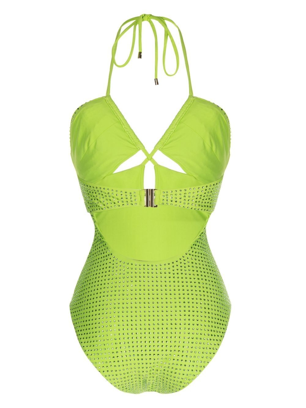 Hot-Fix embellished strappy swimsuit - 2