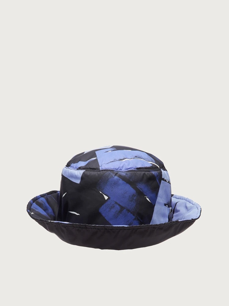 PALM PRINT REVERSIBLE HAT - 3