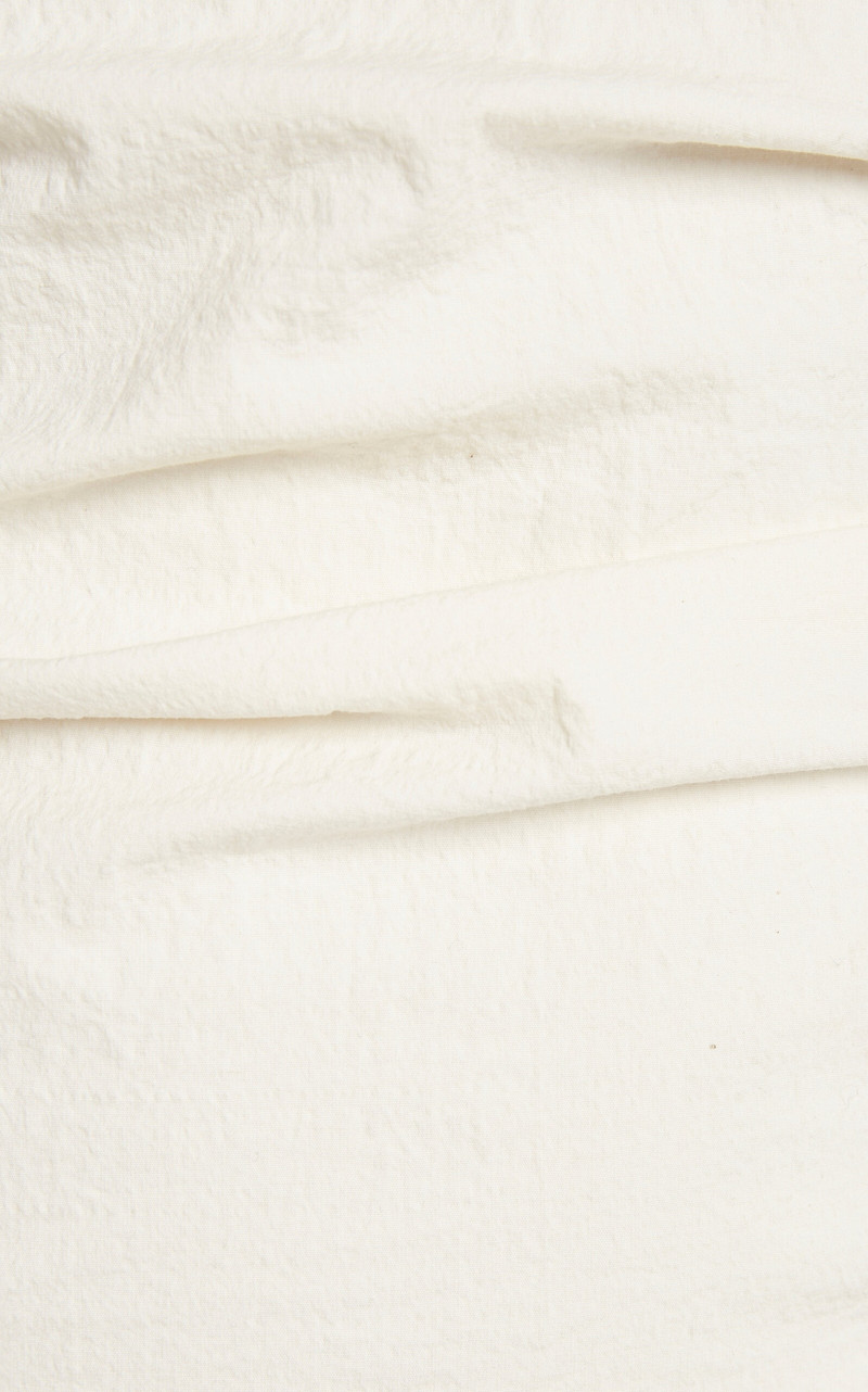 Ruban Tie-Detailed Cutout Cotton Midi Dress white 5