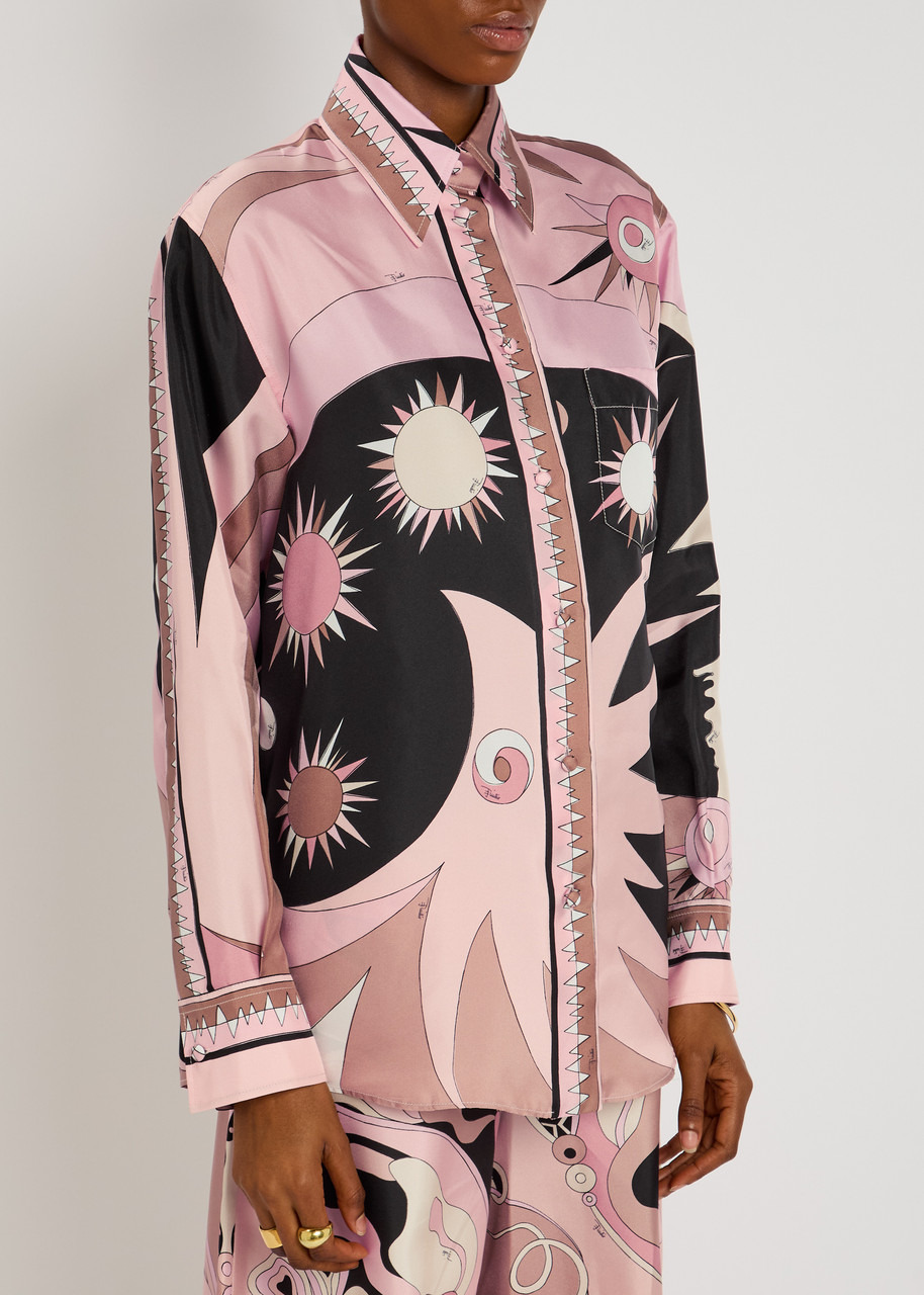 Pucci Stella Printed Silk-twill Shirt - 2