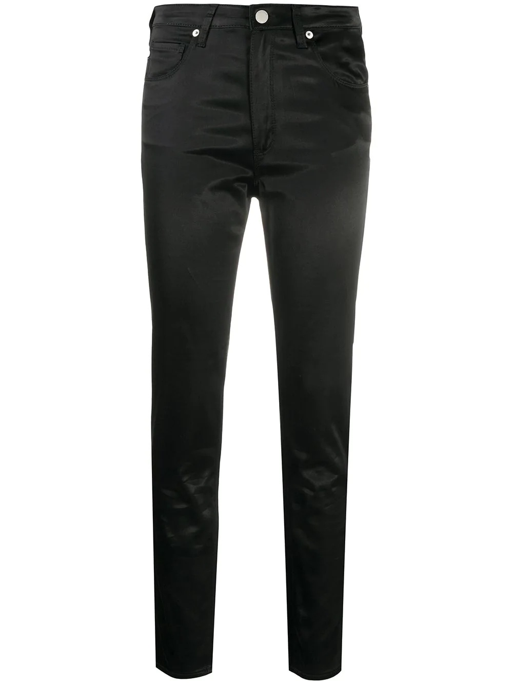 satin skinny trousers - 1