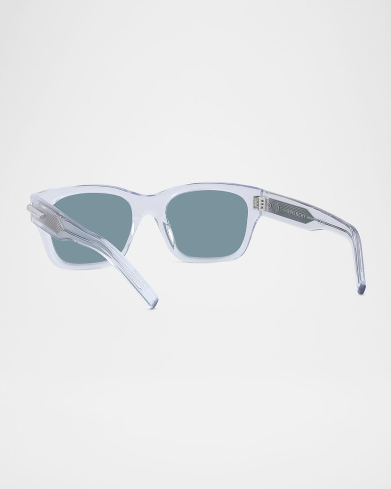 Givenchy Men's GV One Acetate and Nylon Rectangle Sunglasses outlook