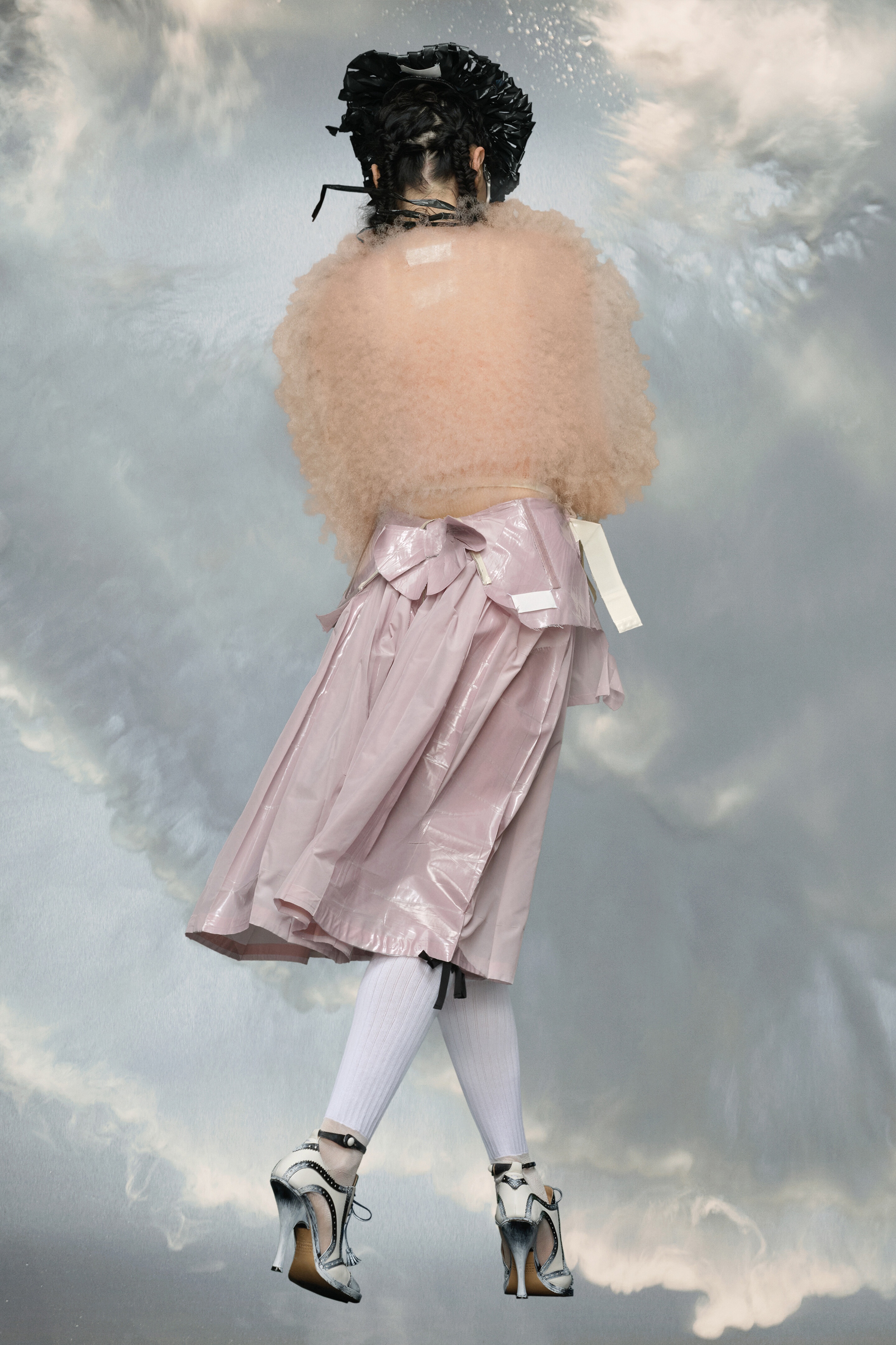 Translucent knit cardigan - 4