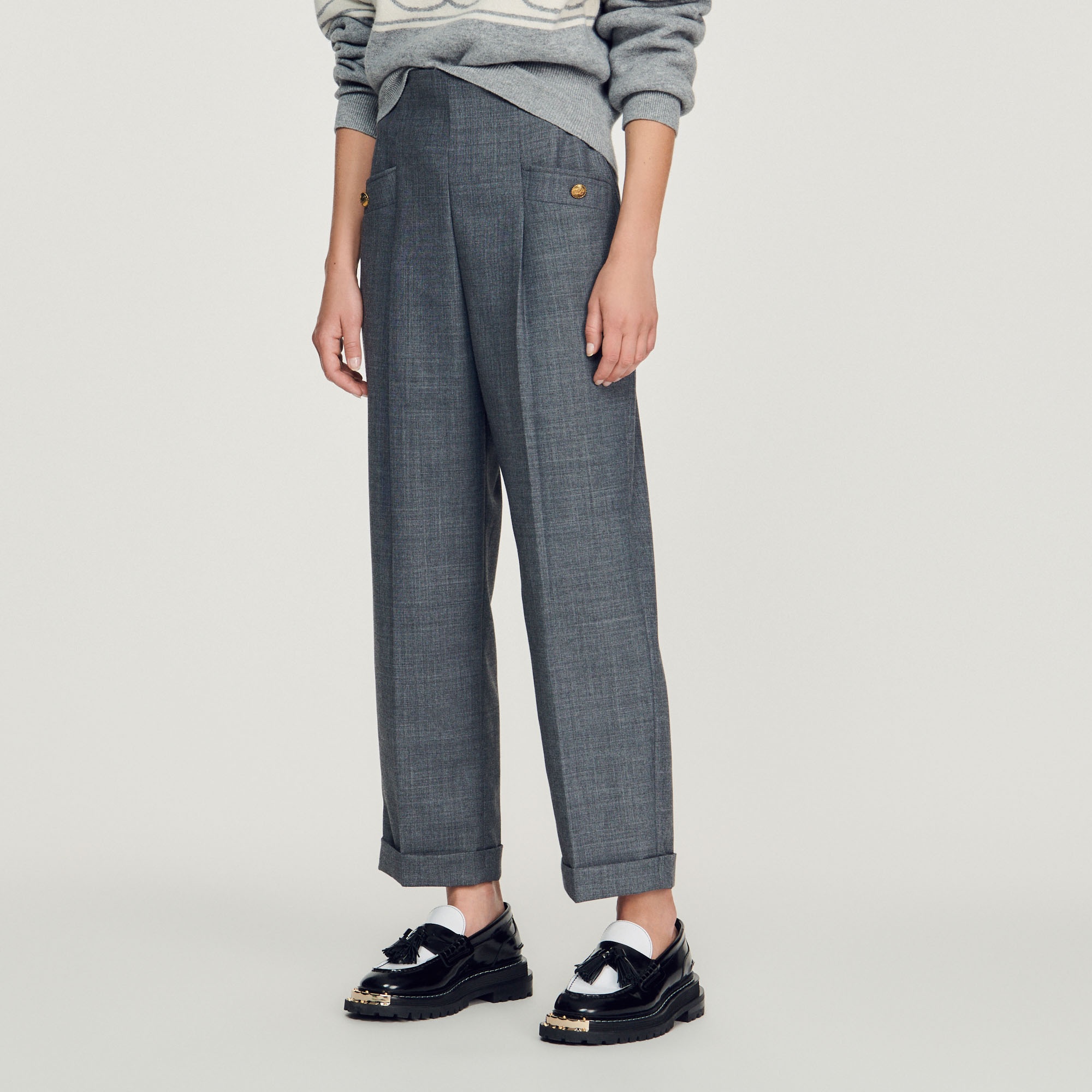 High-waisted pants - 5