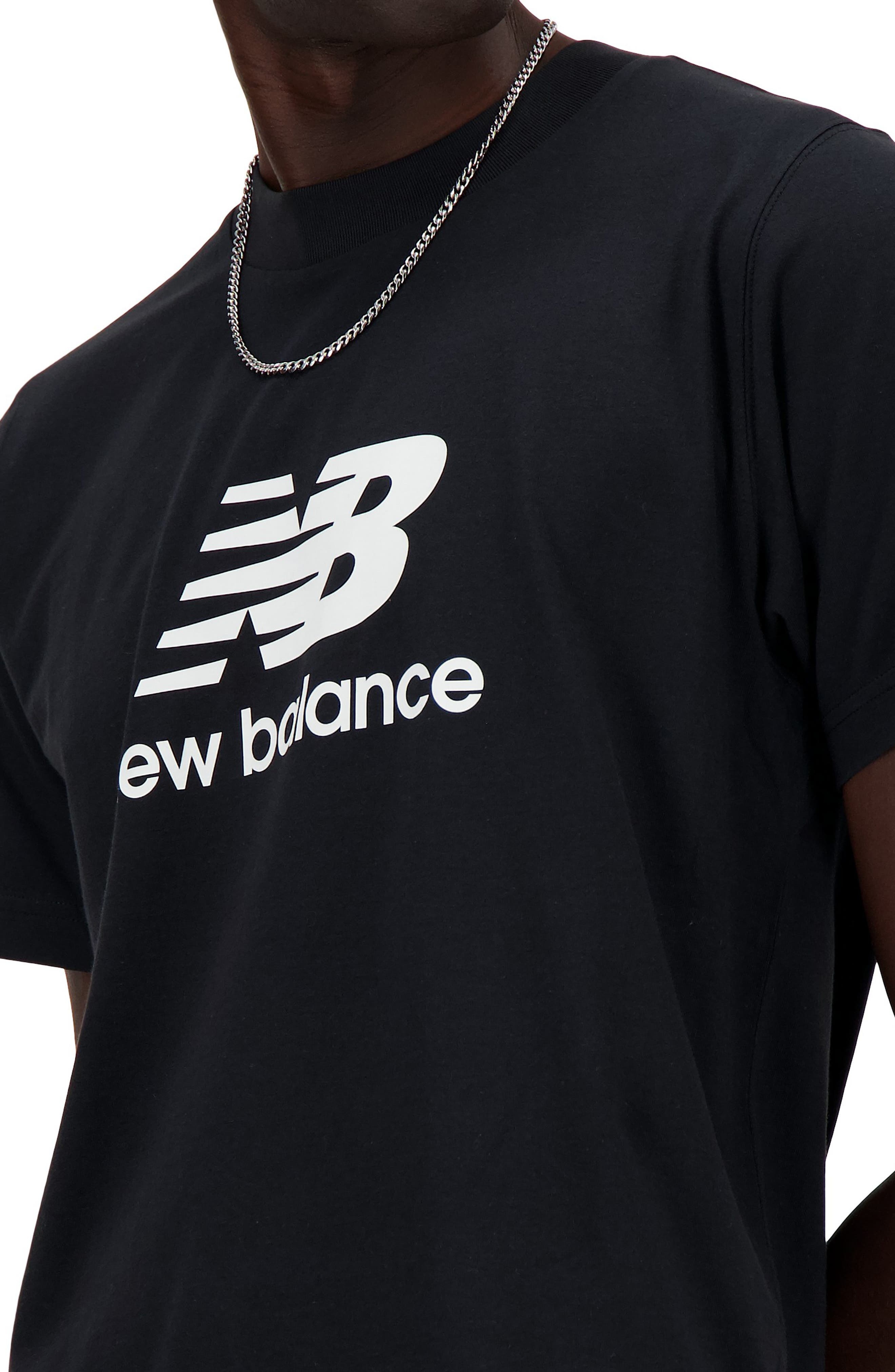 New Balance Sport Essentials Logo Graphic T-Shirt in Black at Nordstrom - 4