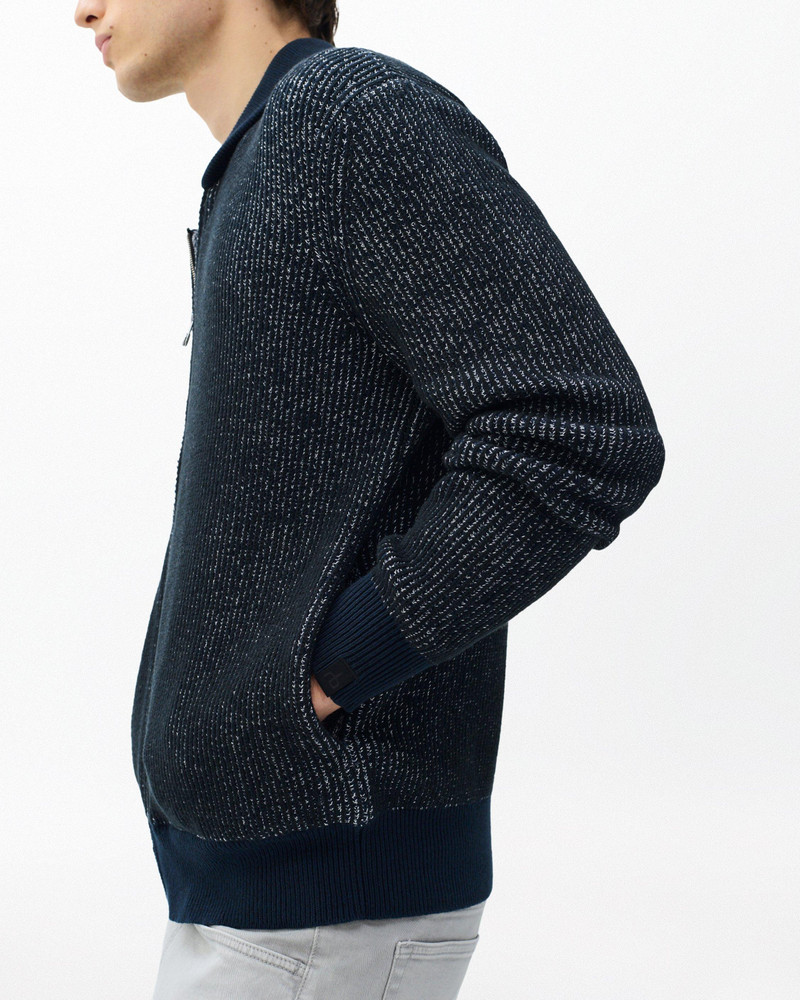 Simon Full-Zip Bomber Sweater 4