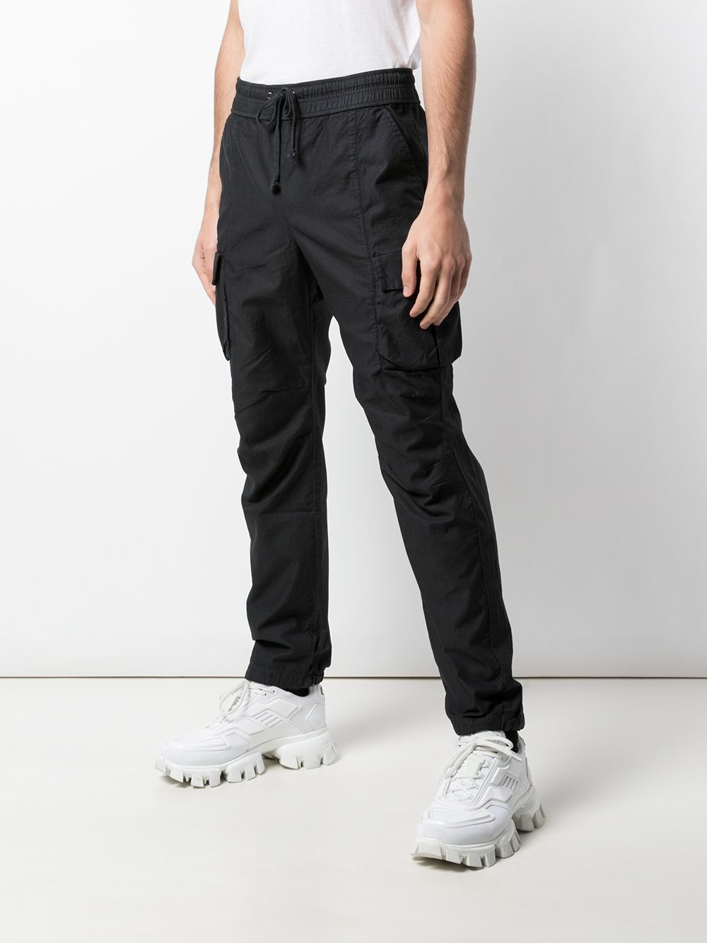 straight leg cargo trousers - 3