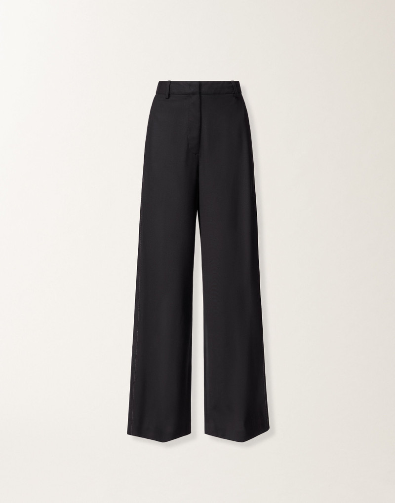 Spoleto trousers in bi-stretch fresco wool 1