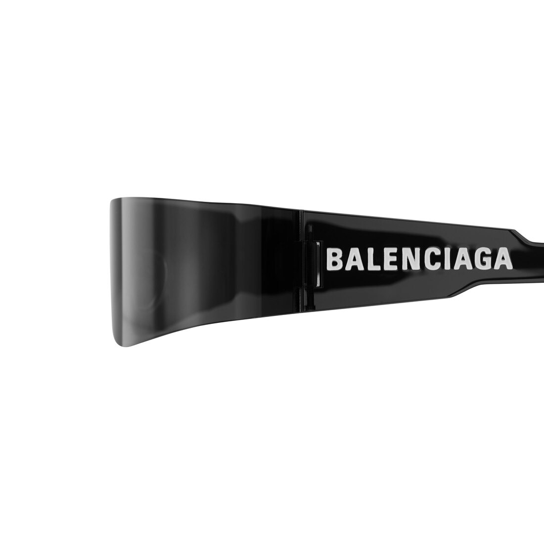 Mono Rectangle Sunglasses in Black - 5