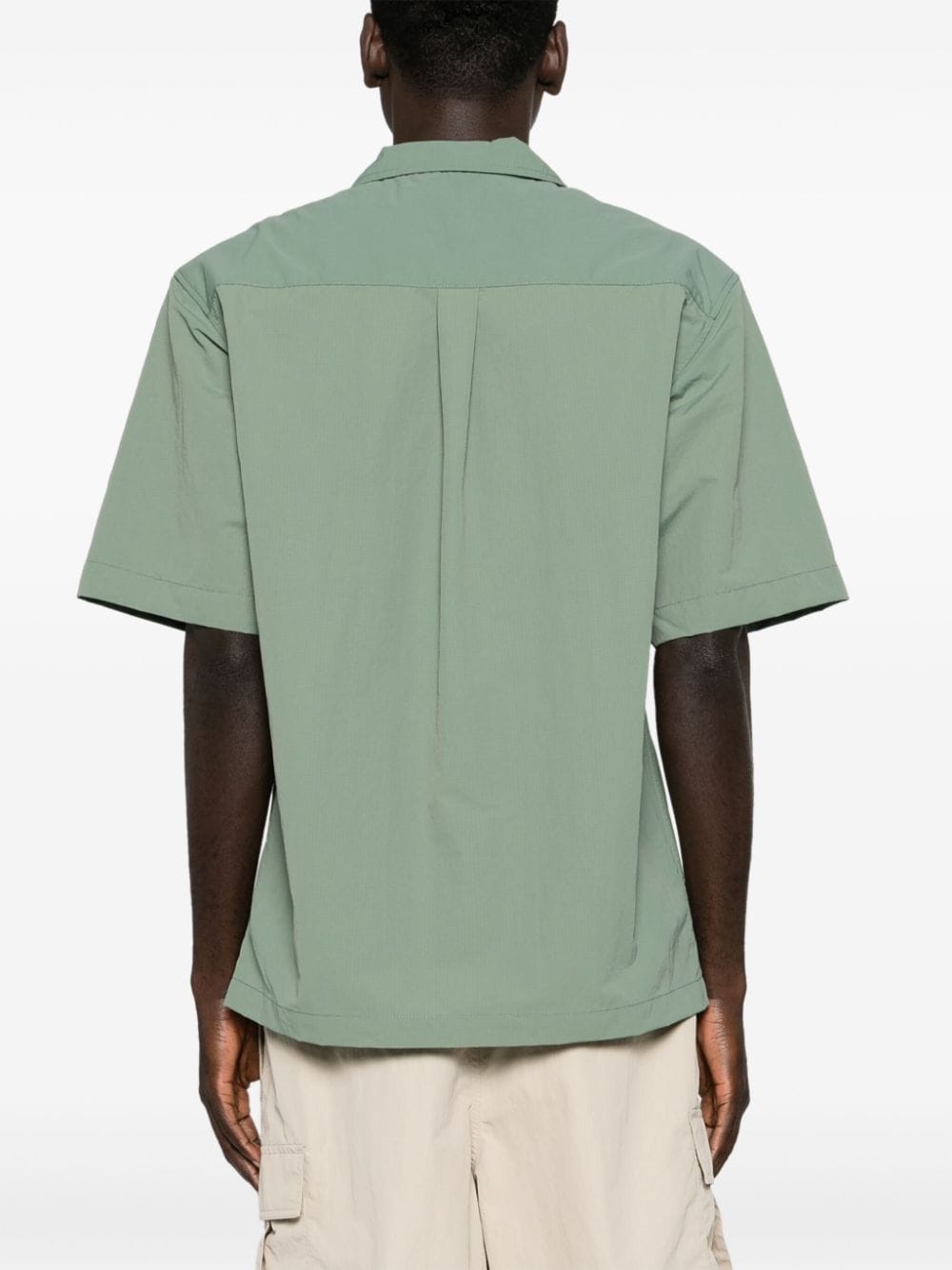 Evers camp-collar ripstop shirt - 4