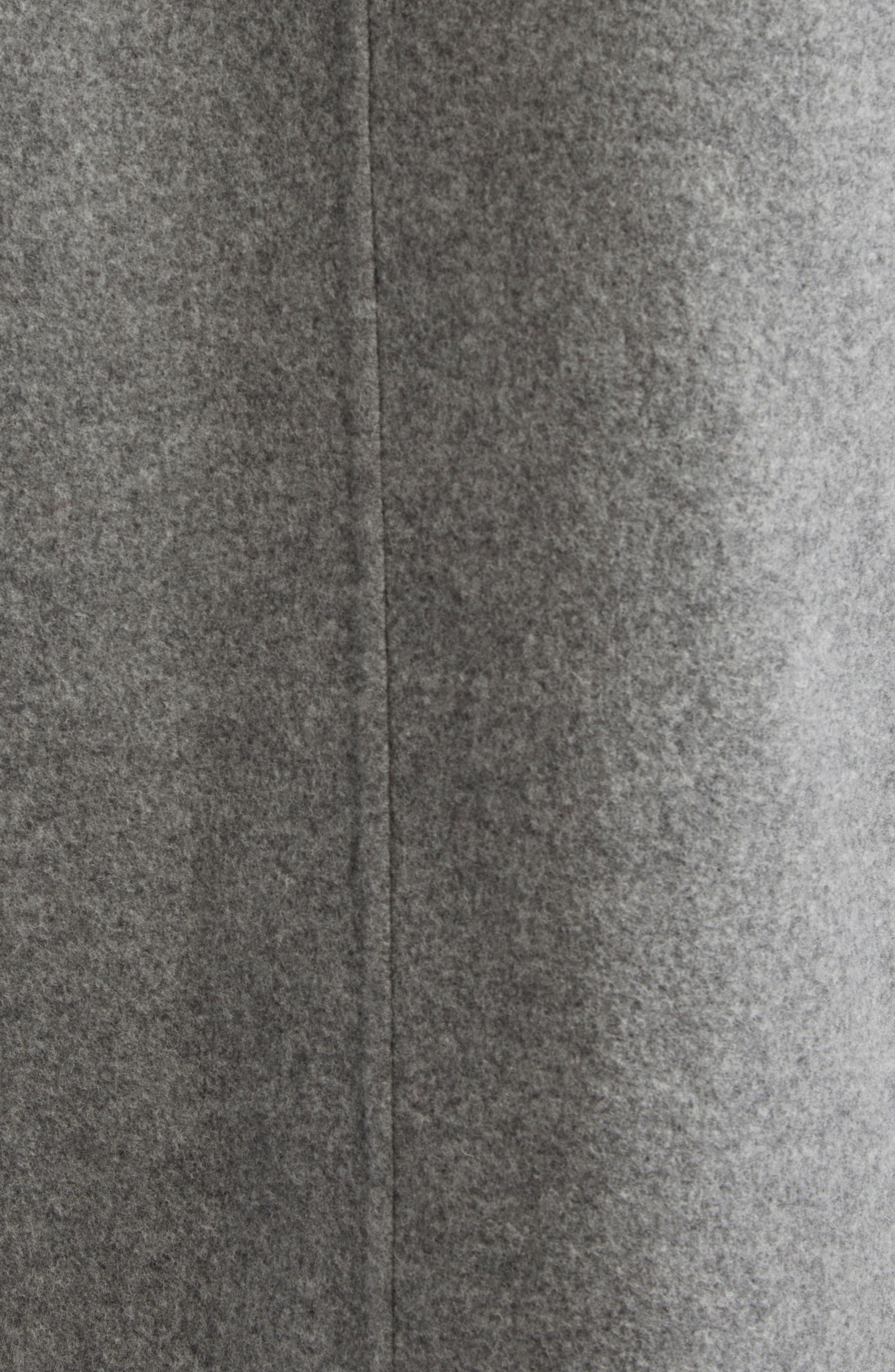Jil Sander Relaxed Virgin Wool Coat in Pebble at Nordstrom - 6