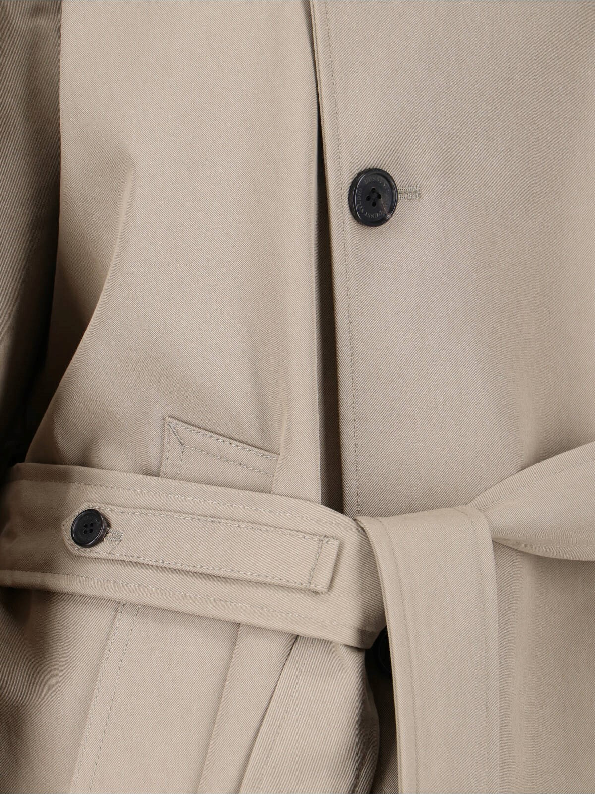 COTTON BLEND TRENCH COAT - 4