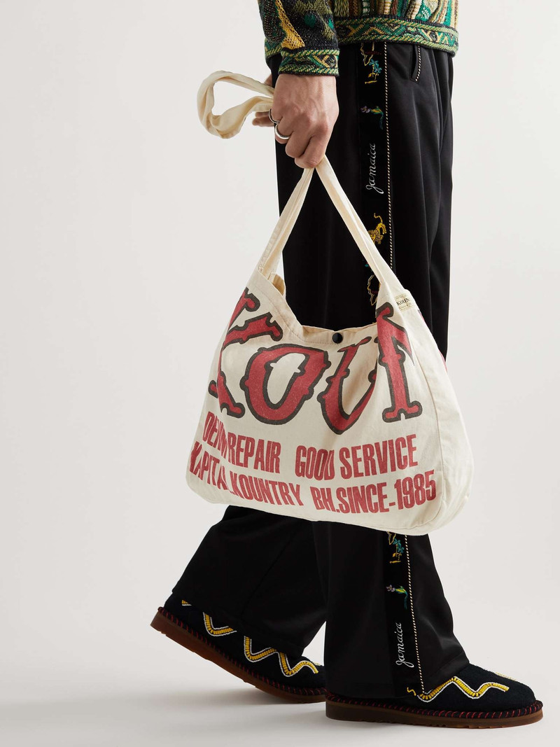 Kapital Printed Cotton-Twill Messenger Bag outlook