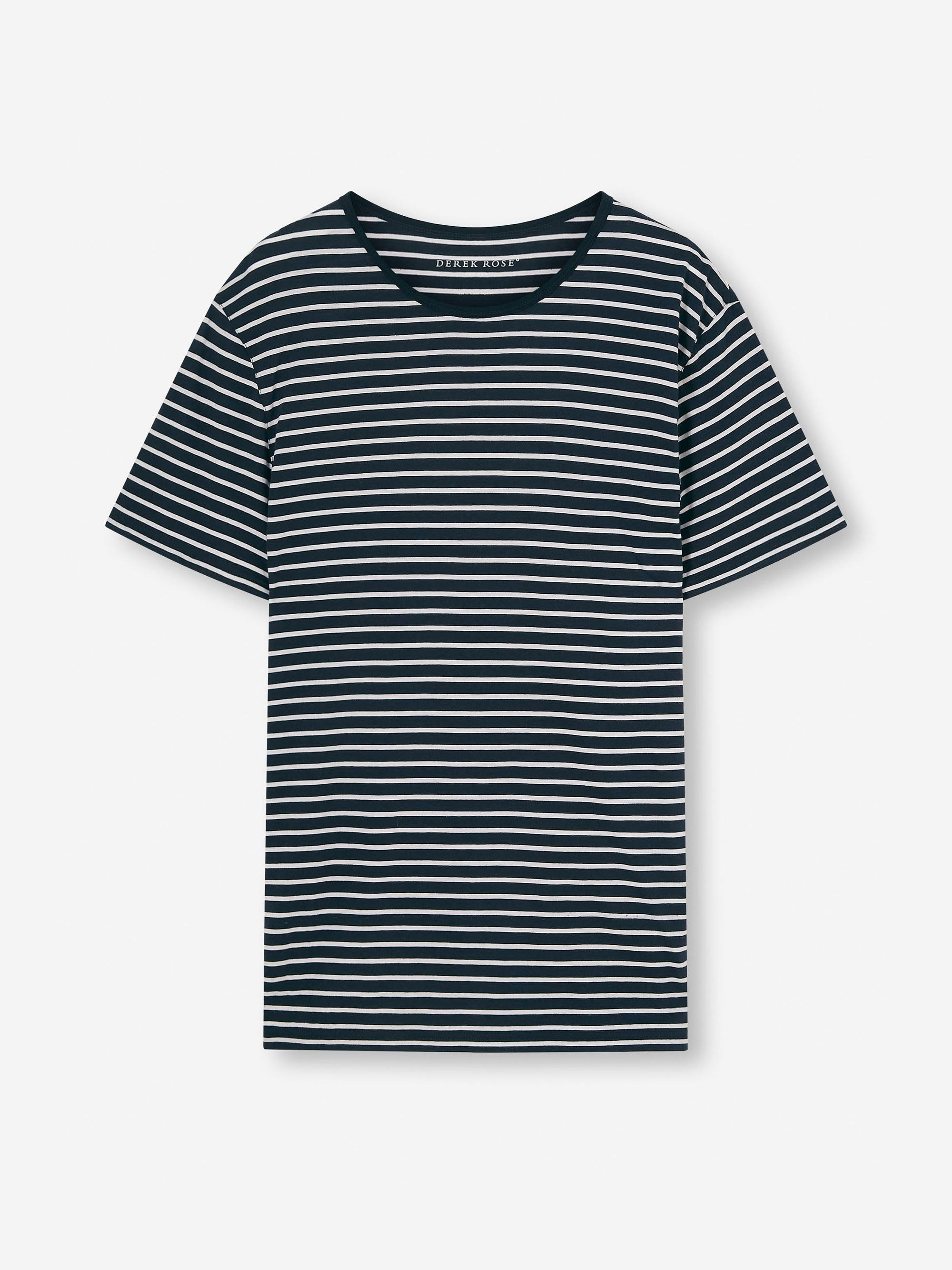Men's T-Shirt Ryder Pima Cotton Navy - 2