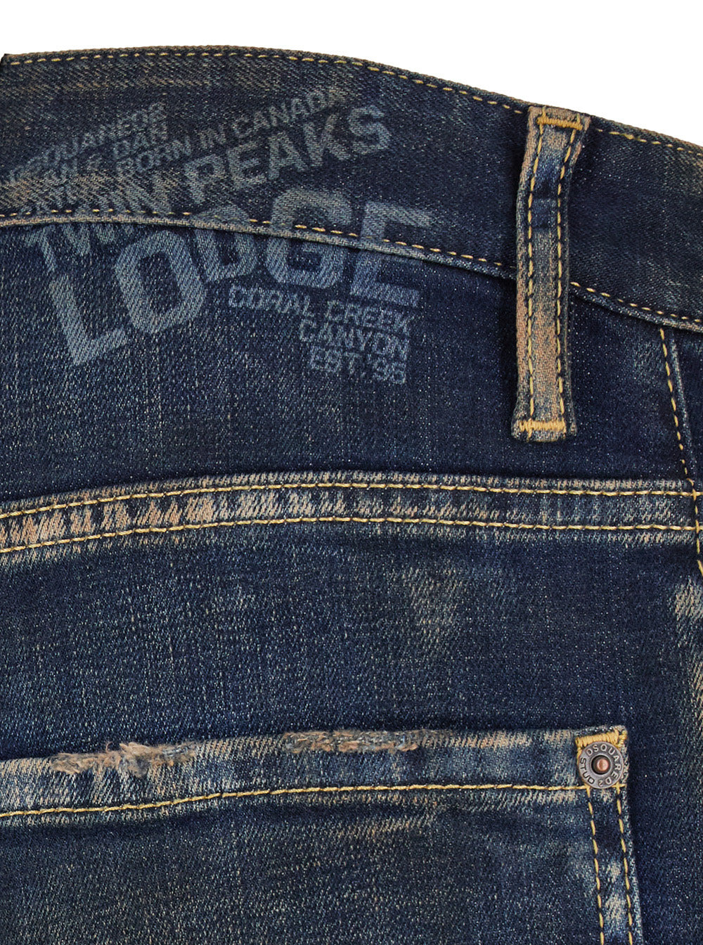 Dsquared2 Men 'Sexy Twist' Blue Jeans With Used Effect And Rips In Stretch Cotton Denim Man - 3