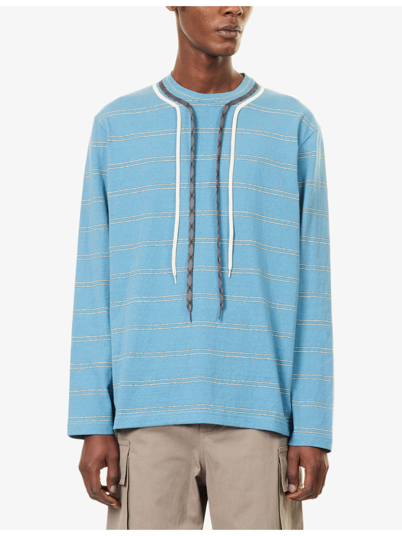 Trek Lace Long-Sleeve Cotton-Jersey T-Shirt 3