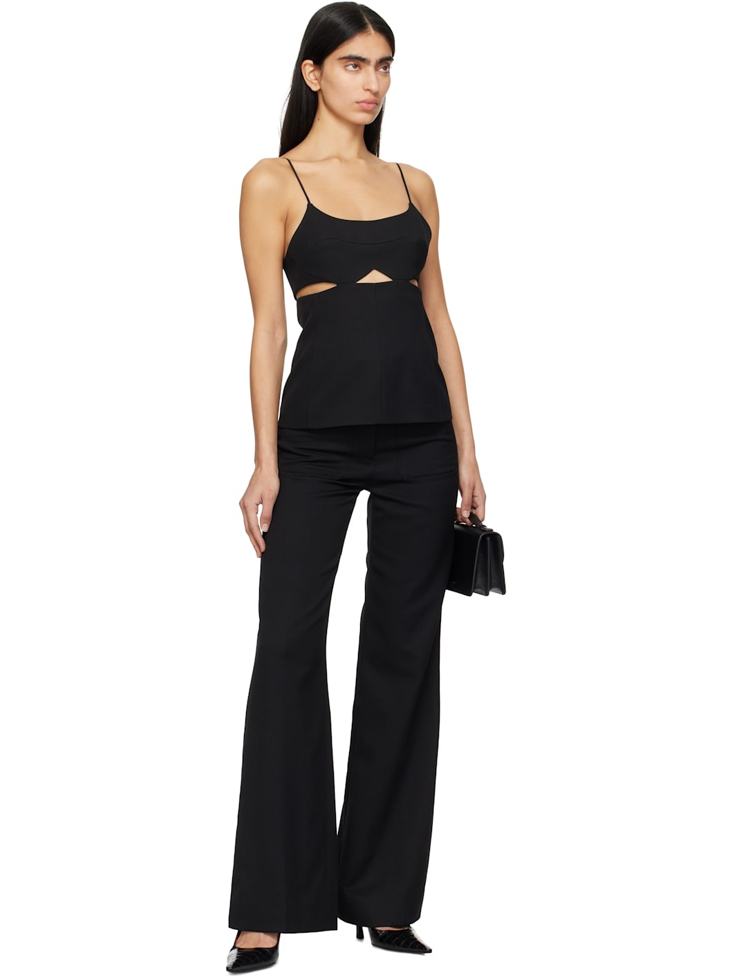 Black Cut-Out Camisole - 4