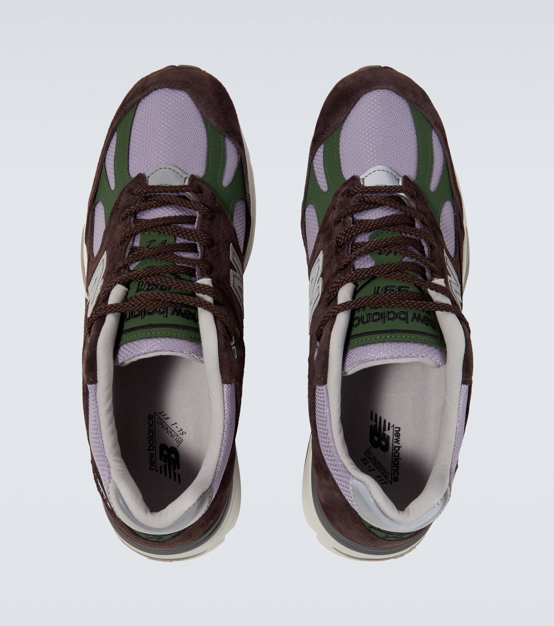 991v2 suede-trimmed sneakers - 4