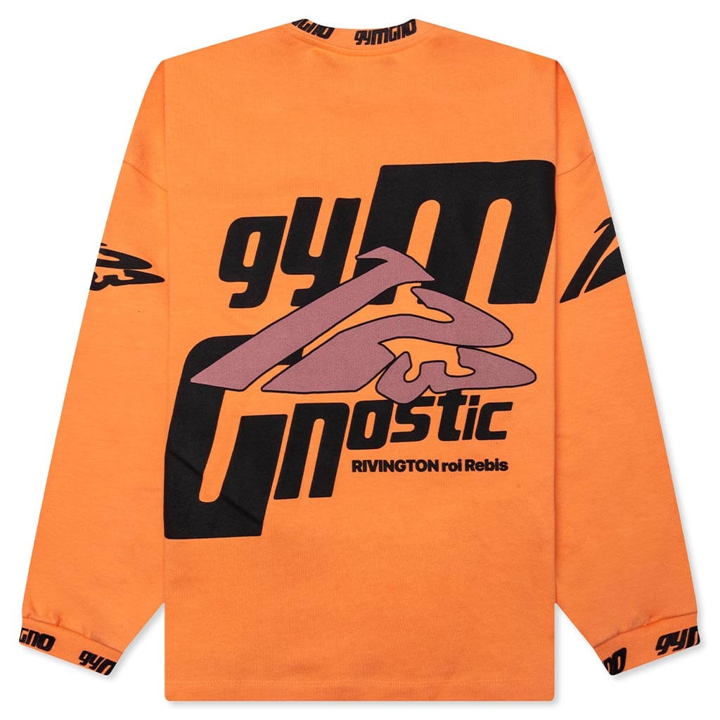 FASTING FOR FASTER L/S TEE - ORANGE - 2