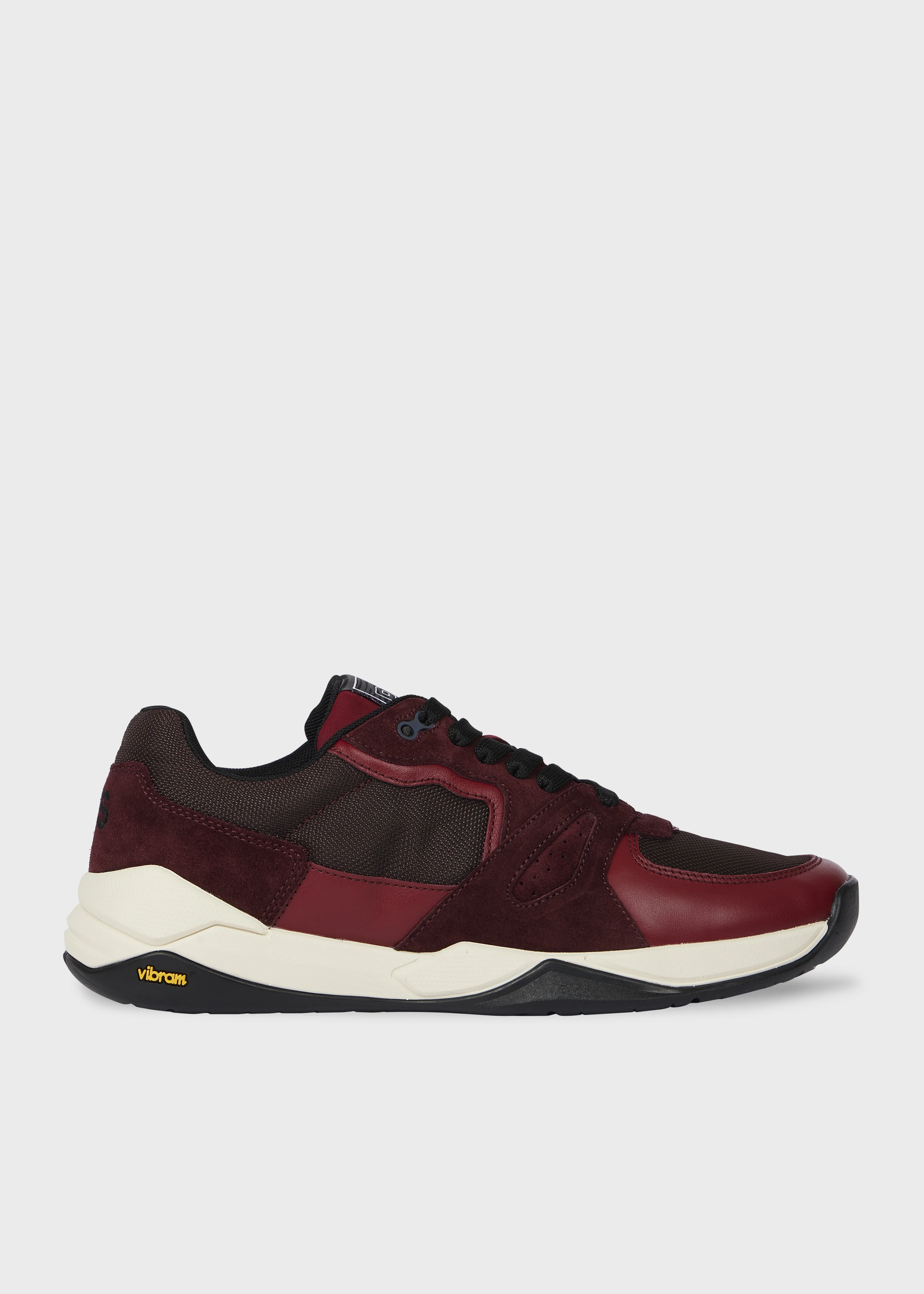 Dark Red 'Ossi' Trainers - 1
