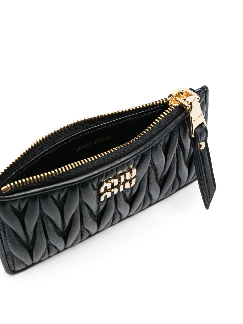 matelassé leather wallet - 3