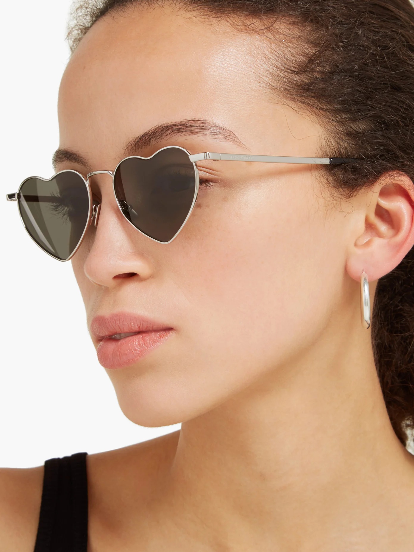 Loulou heart-shaped metal sunglasses - 3