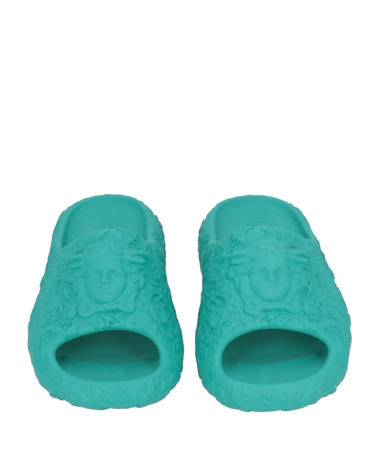Turquoise Men's Sandals - 4