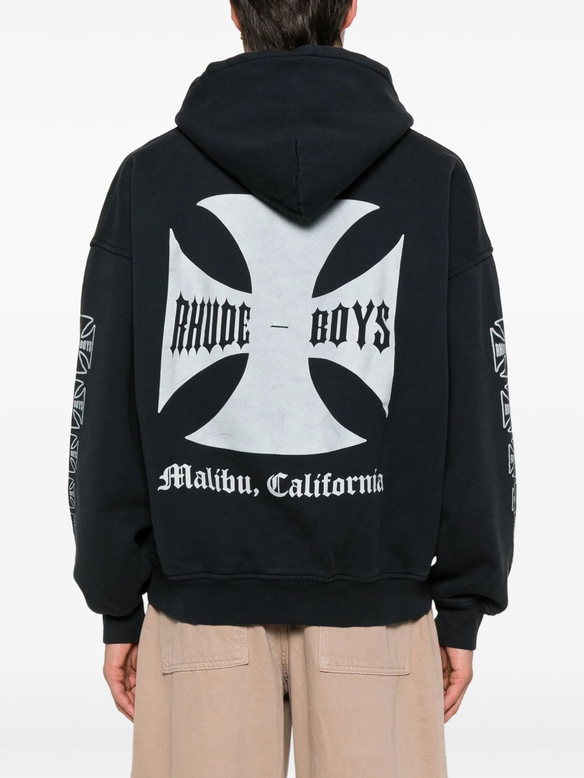 Rhude Logo-print Hoodie - 2
