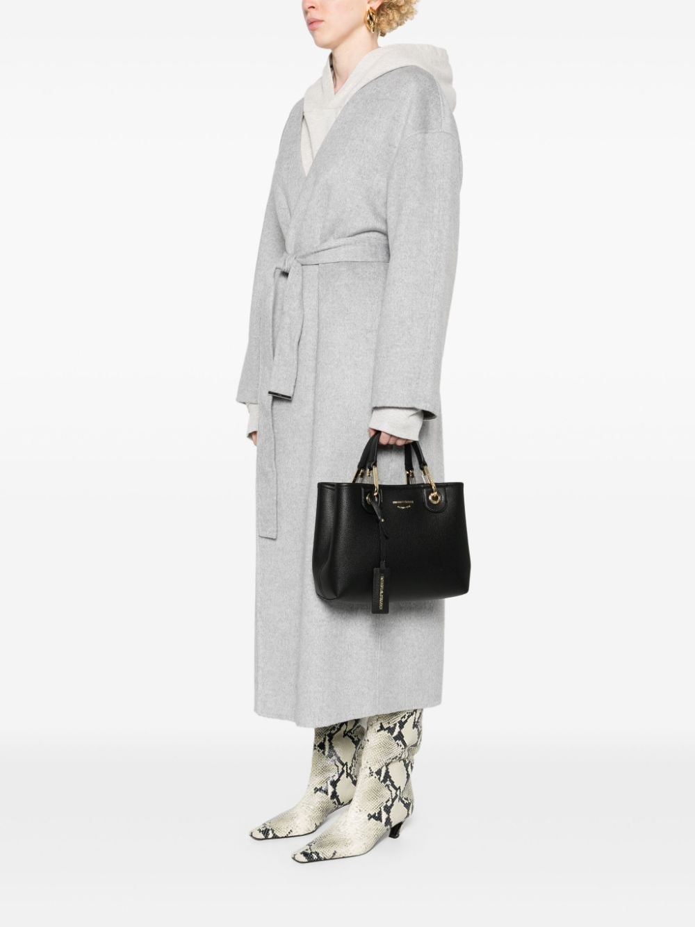 logo-debossed tote bag - 2
