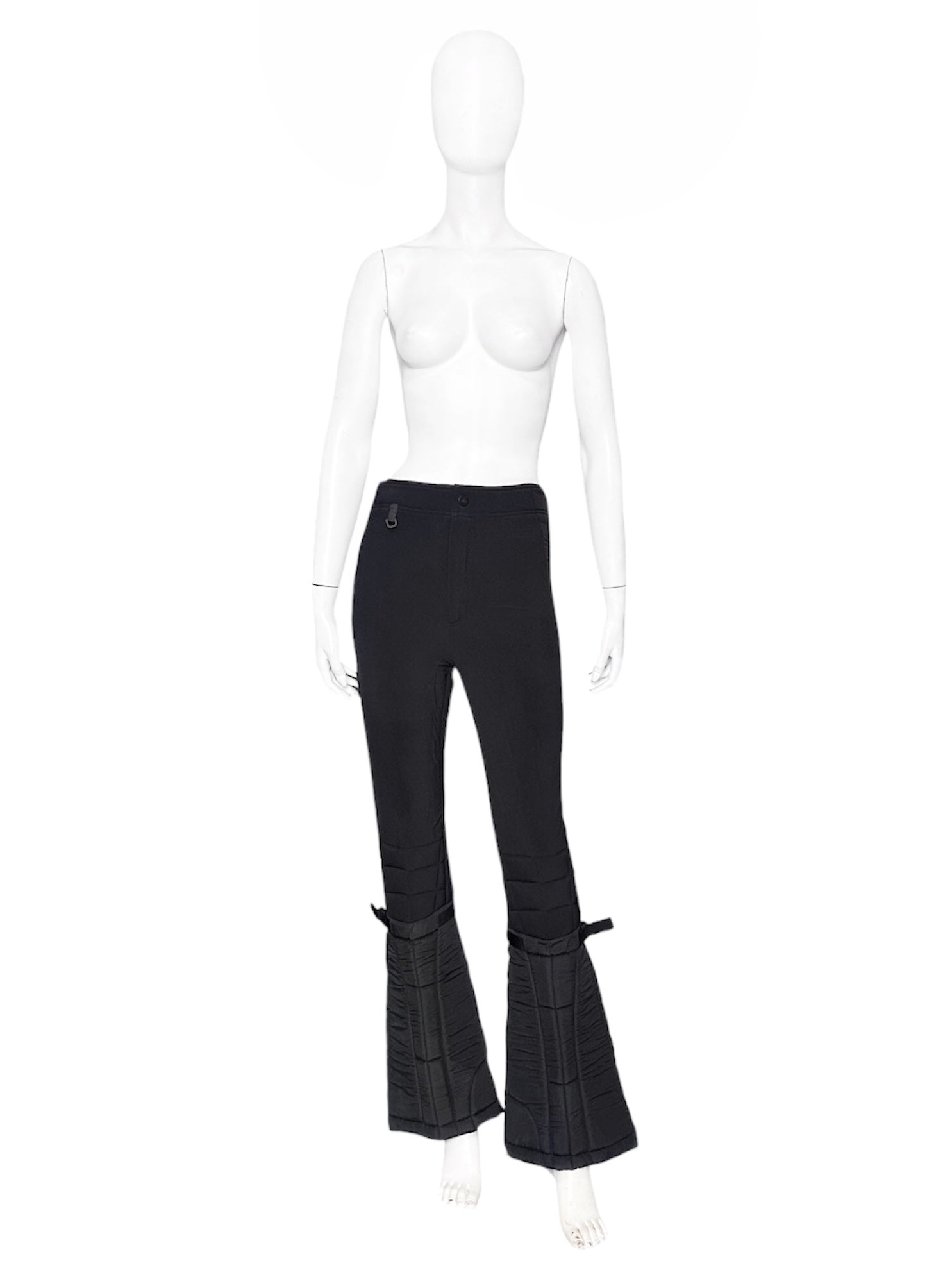 Gucci Fall 1999 Tom Ford Black Padded Ski Pants 40 - 3