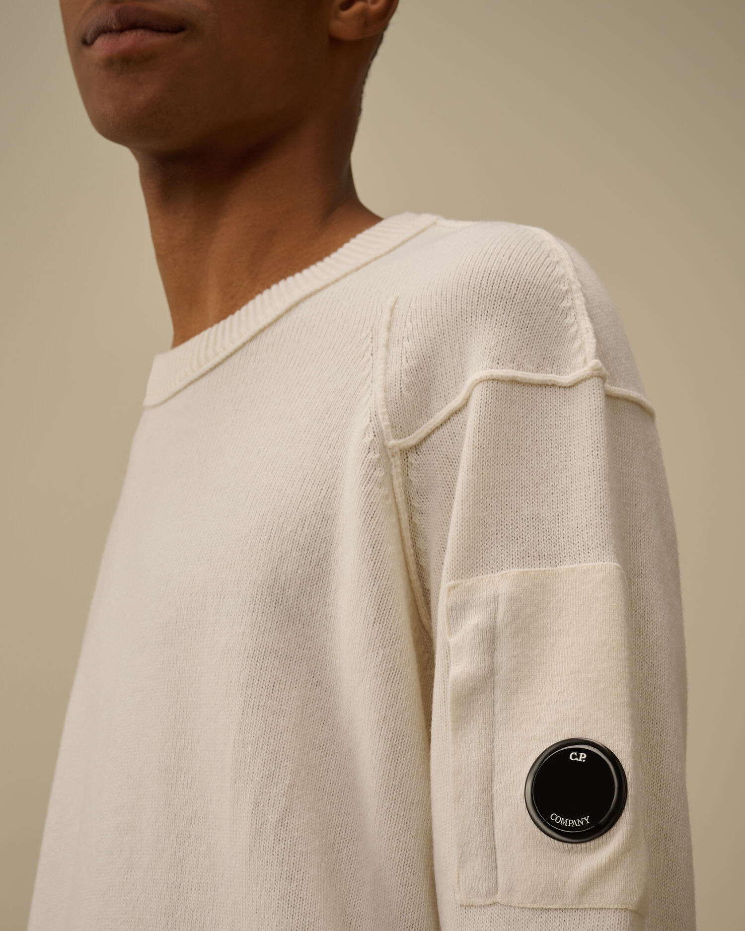 Lambswool GRS Crewneck Lens Sweater - 4