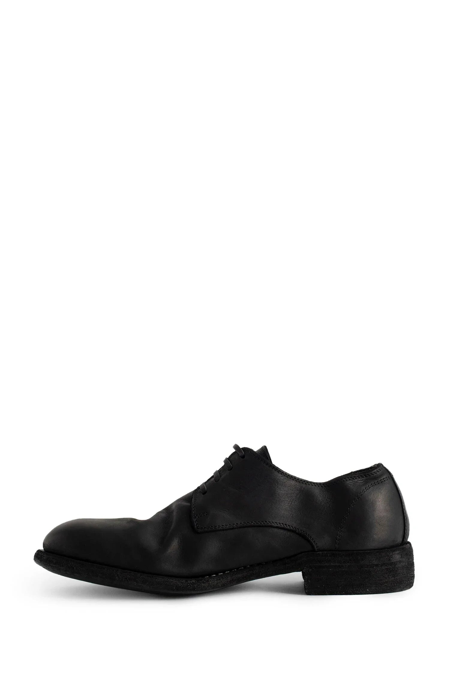 GUIDI WOMAN BLACK LACE-UPS - 4